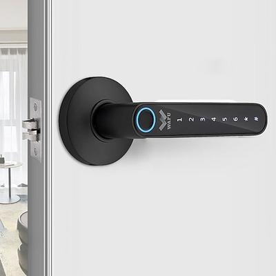 wafu wf-016 intelligente biometrische Fingerabdruck Türschloss intelligente Bluetooth Passwort Griffschloss App entsperren schlüssellosen Zugang USB-Batterie funktioniert mit iOS / Android Home / Offi