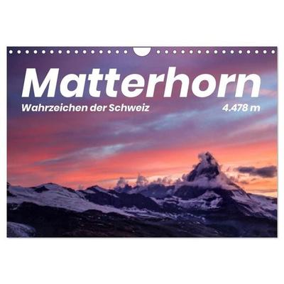 Matterhorn - Wahrzeichen der Schweiz (Wandkalender 2027 DIN A4 quer), CALVENDO Monatskalender