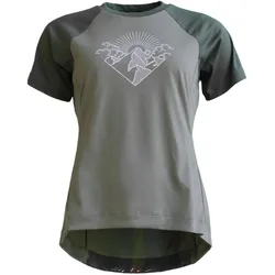 Zimtstern, Damen, Velotrikot, PureFlowz (XS), Grün, XS