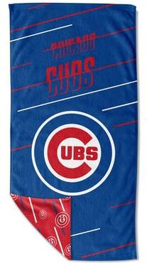 MLB 983 Cubs Splitter Beach Towel w/Mesh Bag - 36x72