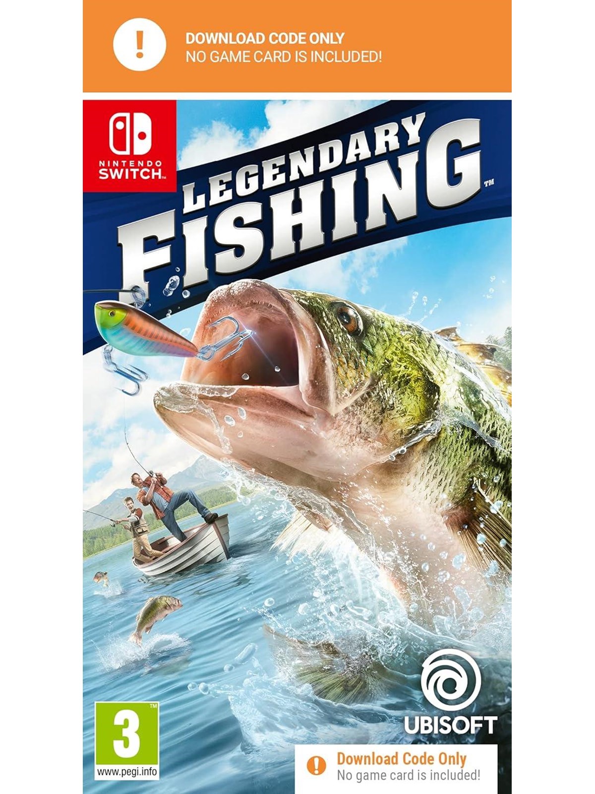 Legendary Fishing (Code in a Box) - Nintendo Switch - Simulator - PEGI 3