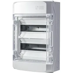 f-tronic 7270006 AP Feuchtraumverteiler IP65, NEPTUN24SQ, 2-reihig, mit Belüftungssystem