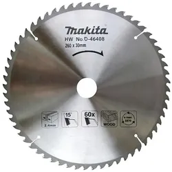 Makita, Sägeblatt, Sägeblatt für Holz 260x30mm T60