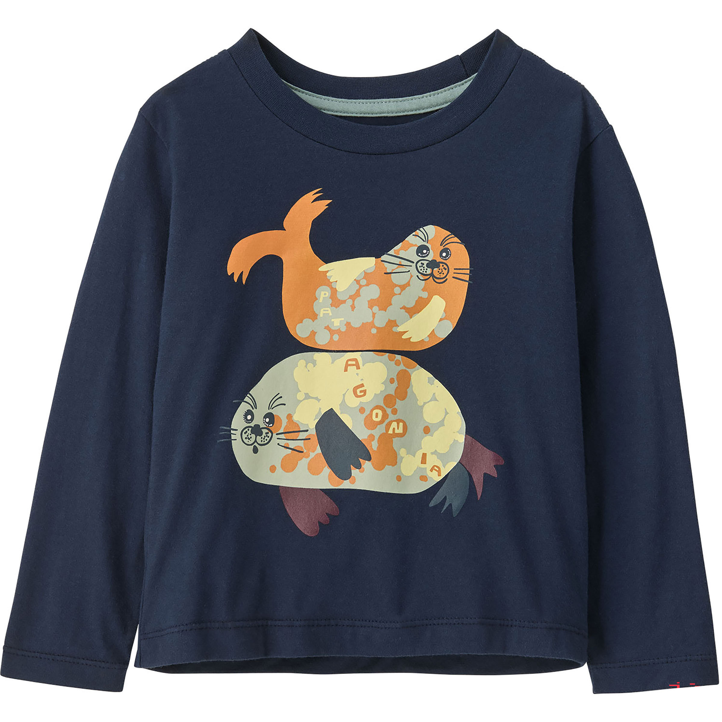Patagonia Baby Graphic Kinder Longsleeves blau Größe 84 Lifestyle Hautfreundlich