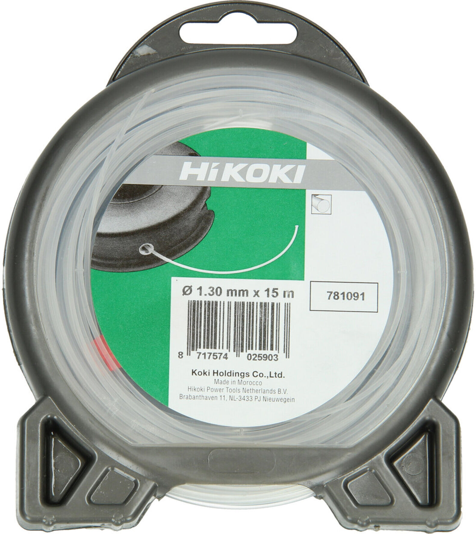 HiKOKI Trimmerfaden rund 1,3mm transparent 15m (781091)