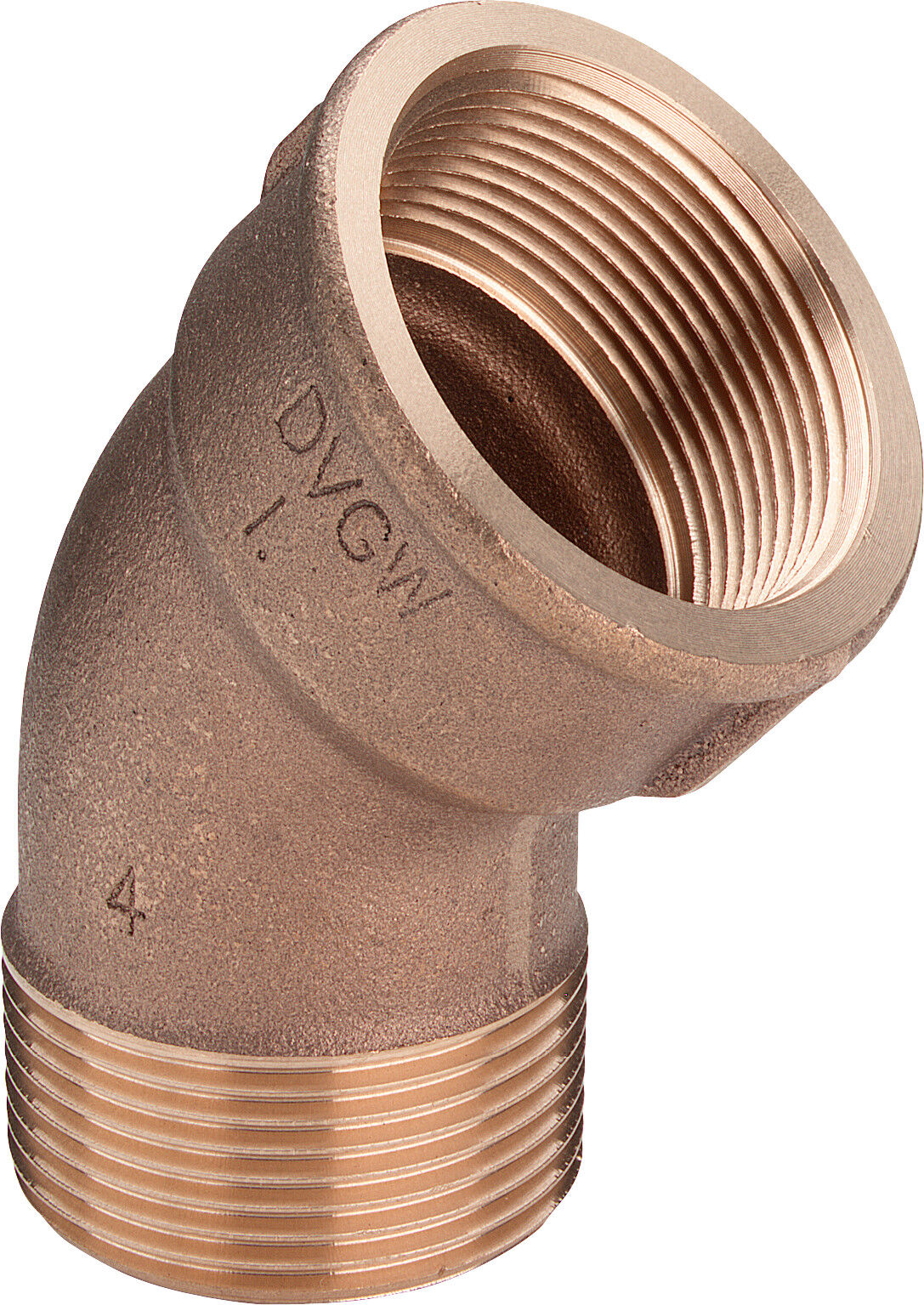 Viega Coudes 755 R 3/8 x Rp 3/8, 45°, bronze