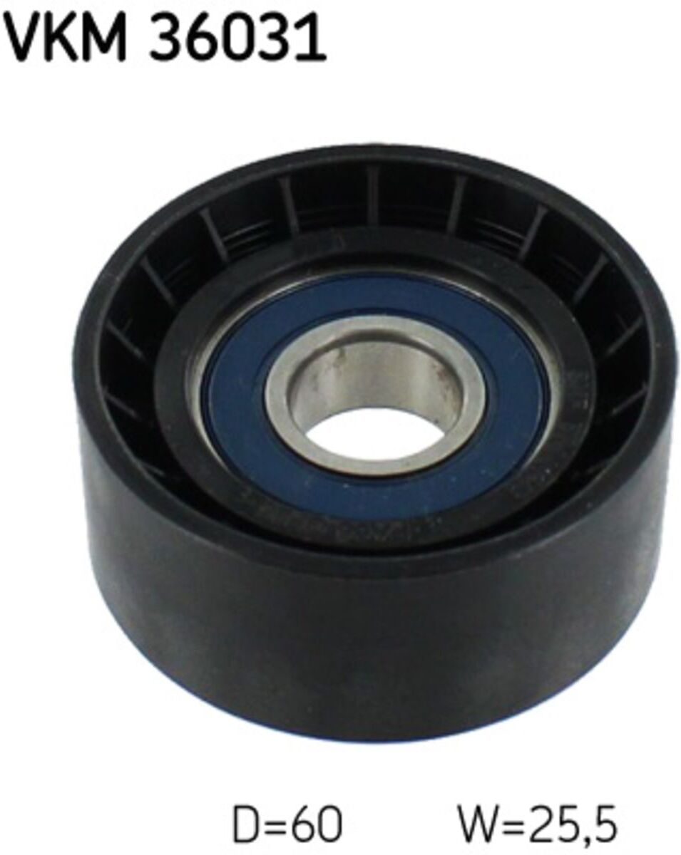 Skf Puleggia di rinvio/guida, cinghia trapezoidale VKM 36031