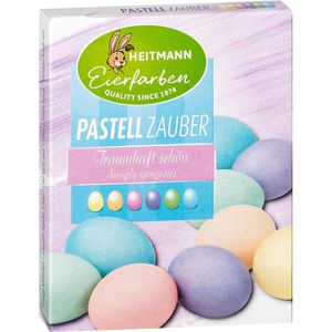Heitmann-Eierfarben Eierfarben Pastell Zauber, 6 Flüssig-Farben