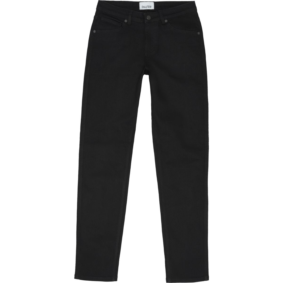 DU/ER Performance Denim Mid Rise Slim Taper black (BLK) 28W 28L WFLR2001-BLK-28-28