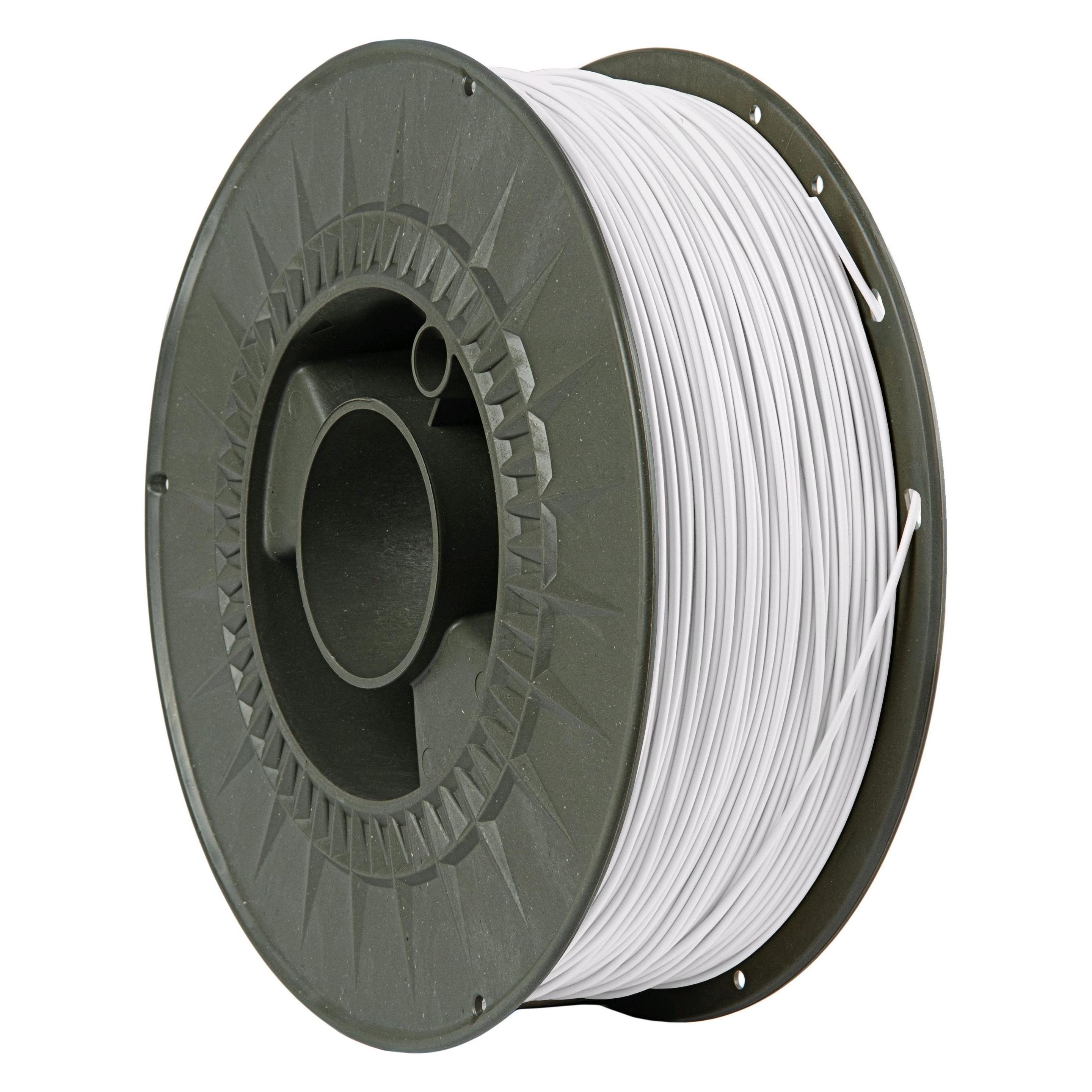 C-Tech Tisková struna (filament) ESSENTIAL LINE, PLA, bílá, 1,75mm, 1kg (PLA, 1000 g, 1.75 mm) (3DF-E-PLA-1.75-W)