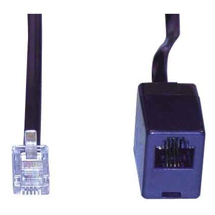 E+P Telefonkabel T 19 6,0m Westernstecker/Westernkupplung (14289914)