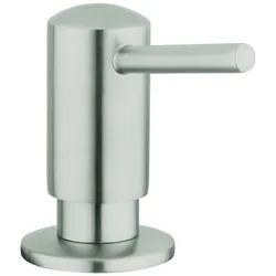 GROHE Contemporary Spülmittelspender, für Flüssigseifen, Vorratsbehälter 500ml, 40536DC0, Farbe: Supersteel