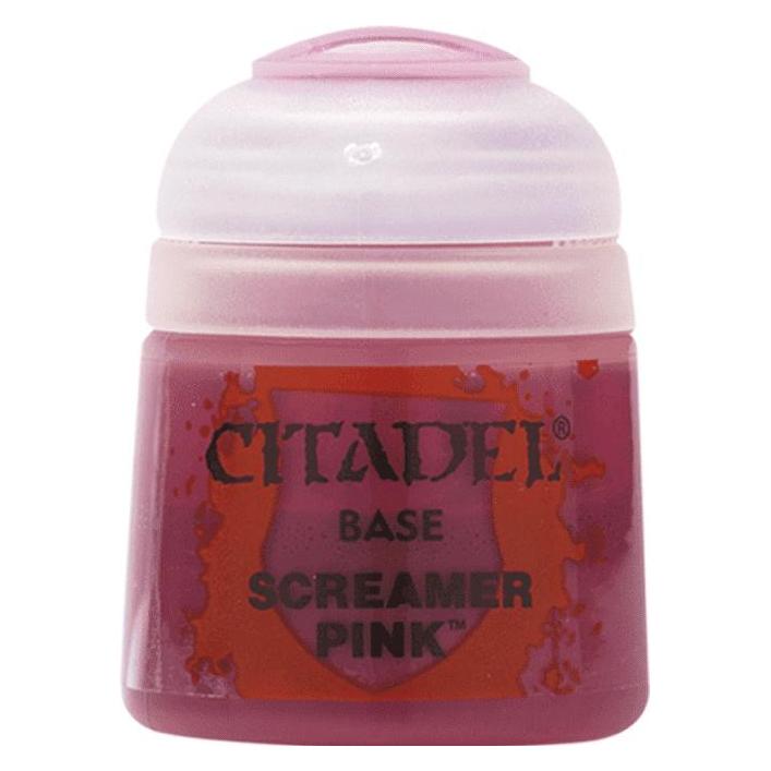 Games Workshop Citadel Pot de Peinture - Base Screamer Pink (Textil) (9918995003306 / 99189950239)