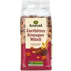 Alnatura Bio Zartbitter Knusper-Müsli 500 g braun