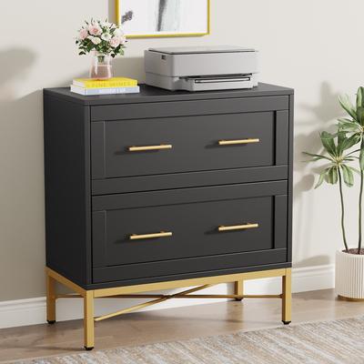 BLUEBELL 2 Drawer Wood Lateral Filing Cabinet, Printer Stand