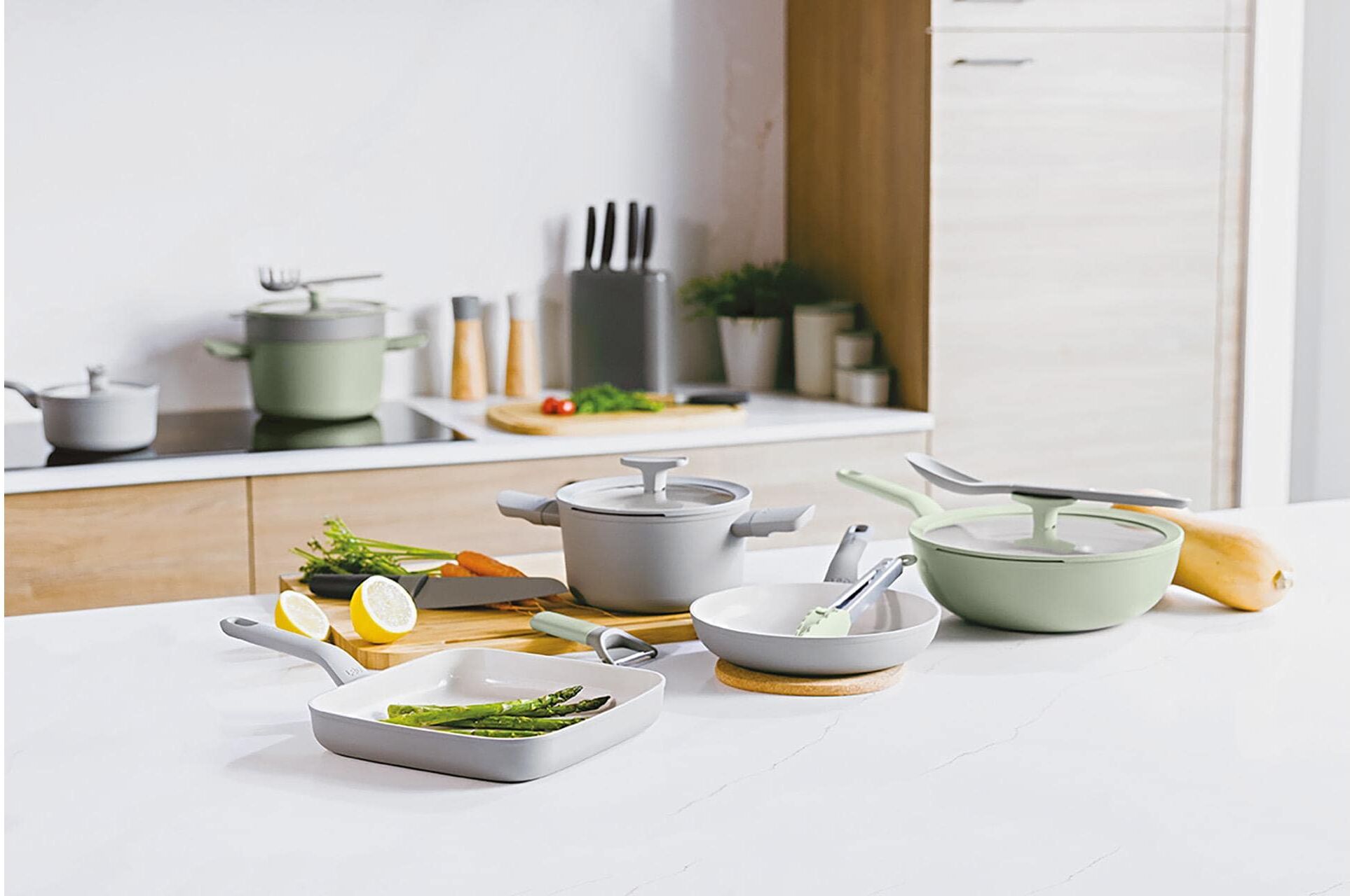 Bratpfanne BERGHOFF "Balance", grau, Ø:24cm, Pfannen, Bratpfanne grau Ø 24cm