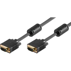 GOOBAY 50489 - VGA Monitor Kabel 15-pol VGA Stecker, 1080p, 3 m