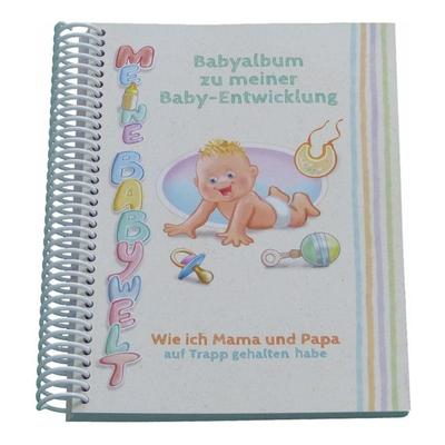 Babyalbum zu meiner Babyentwicklung, Gebundene Ausgabe von Angelina Schulze, Angelina Schulze Verlag, 978-3-96738-154-2