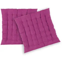 Sitzkissen Risotto, 2er-Set pad concept fuchsia pink, 40x3x40 cm