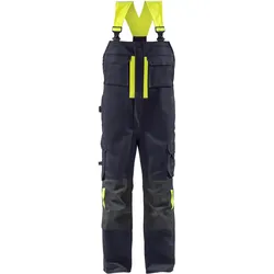 Schweißer Latzhose "1029 WEL" marine/gelb - C48 - Blau