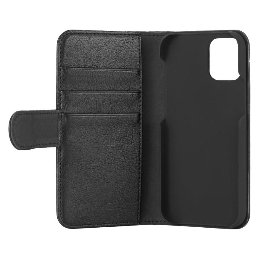 Essentials iPhone 12 mini, PU wallet, 3 cards, Black (Apple iPhone 12 mini) (387161)