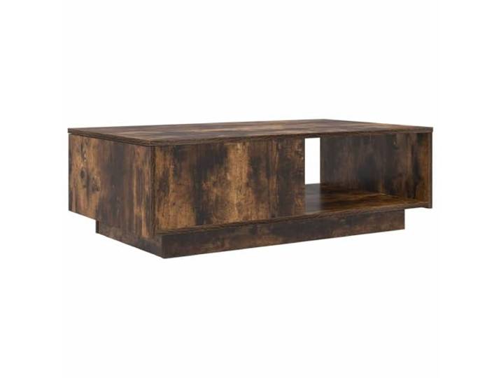 LKJephalotrop Couchtisch Geräucherte Eiche 95x55x31 cm Wohnzimmertisch Rechteckiger Sofatisch aus Holzwerkstoff mit geräumiger Schublade für Wohnzimmer und Aufenthaltsraum.