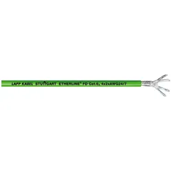 Lapp 10 Meter 2170484 ETHERLINE FD P CAT.6A 4x2x24 AWG Ethernet IP I Typ C I LAN-Kabel 7-drähtig Ver (CAT6a, 10 m), Netzwerkkabel