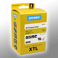 Dymo Label Band XTL 1868775 Vinyl schwarz auf gelb 54mm x 7,5m