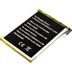 AKKU 31125 - Smartphone-Akku für Google-Geräte, Li-Po, 3000 mAh