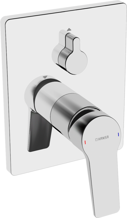 Wannenarmatur Hansatwist 89843083 Hansabluebox, mit Sicherungseinrichtung, chrom