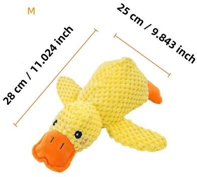Uplifted Finds Soft Plush Interactive Squeaky Companion duck m
