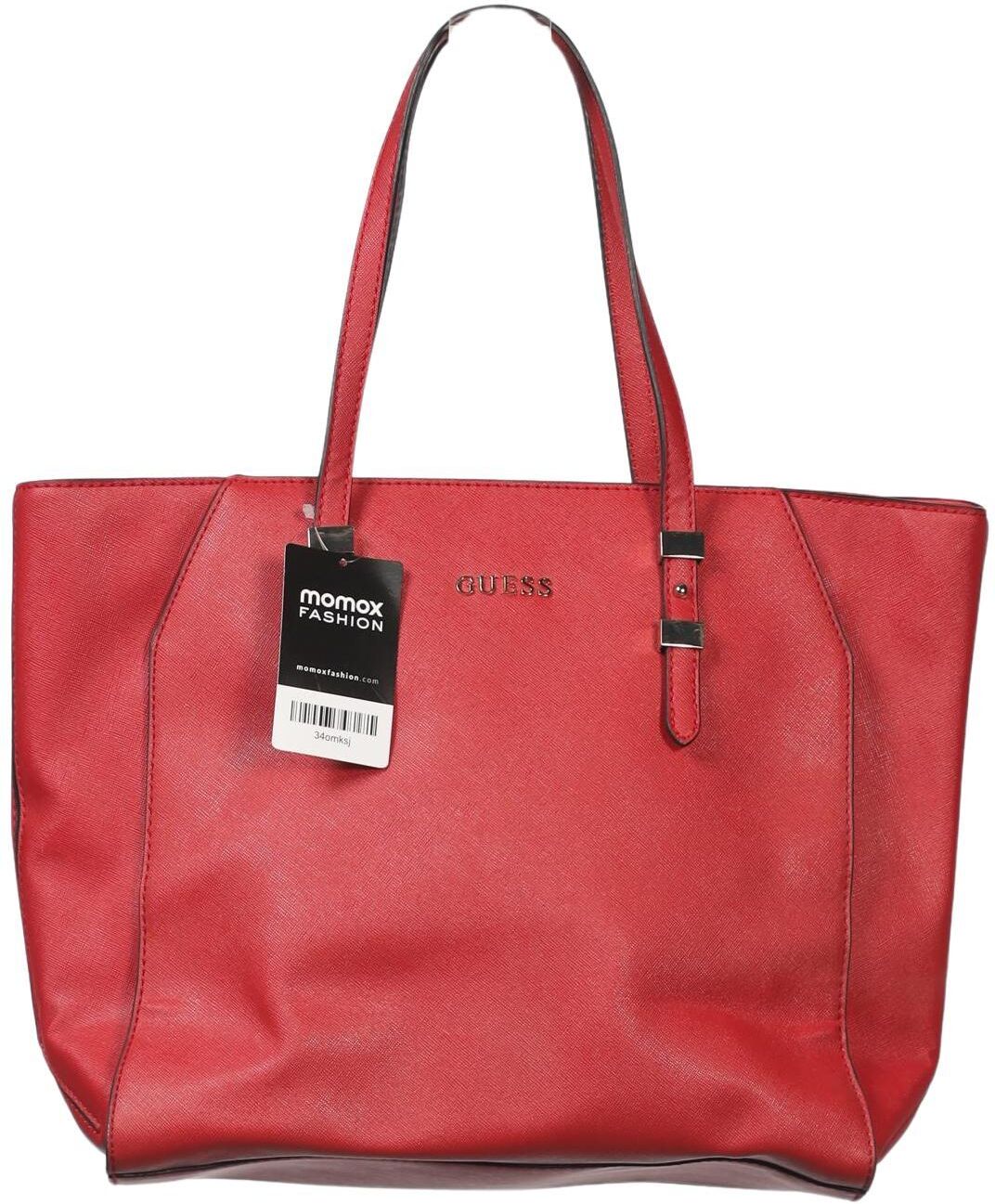 Guess Damen Handtasche gross, Rot, Kunstleder - Second Hand