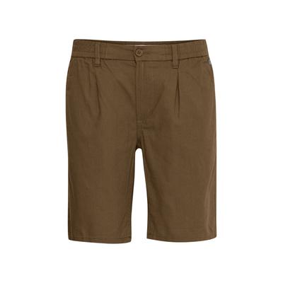 Shorts BLEND "Shorts BHWoven", Herren, Gr. XL, N-Gr, braun (beech), Obermaterial: 51% Leinen LI. 49% Baumwolle CO., Hosen Shorts