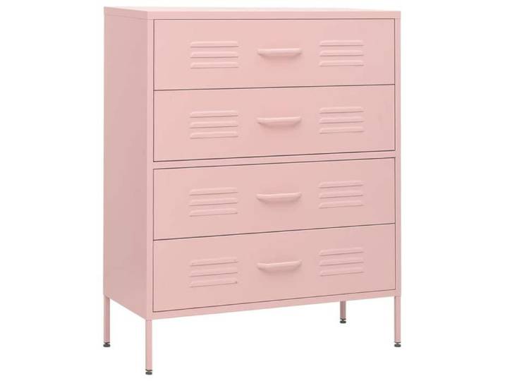 Commode de chambre/Highboard - UU - Rose 80x35x101 5 cm Acier a185