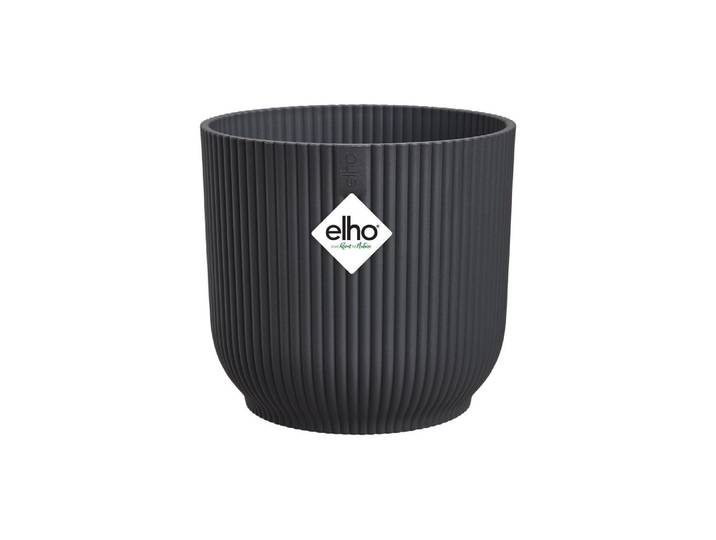 Blumentopf ELHO Vibes Fold Rund 40 cm , schwarz, Pflanzgefässe, Blumentopf