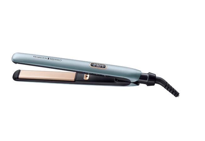 Remington S9300 Shine Therapy Pro Haarglätter 54 W (Schwarz, Blau) 45682 560 100