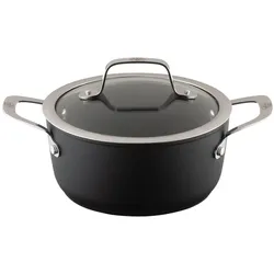Ballarini Alba Kochtopf mit Glasdeckel, Ø20 cm, Pfanne + Kochtopf, Schwarz