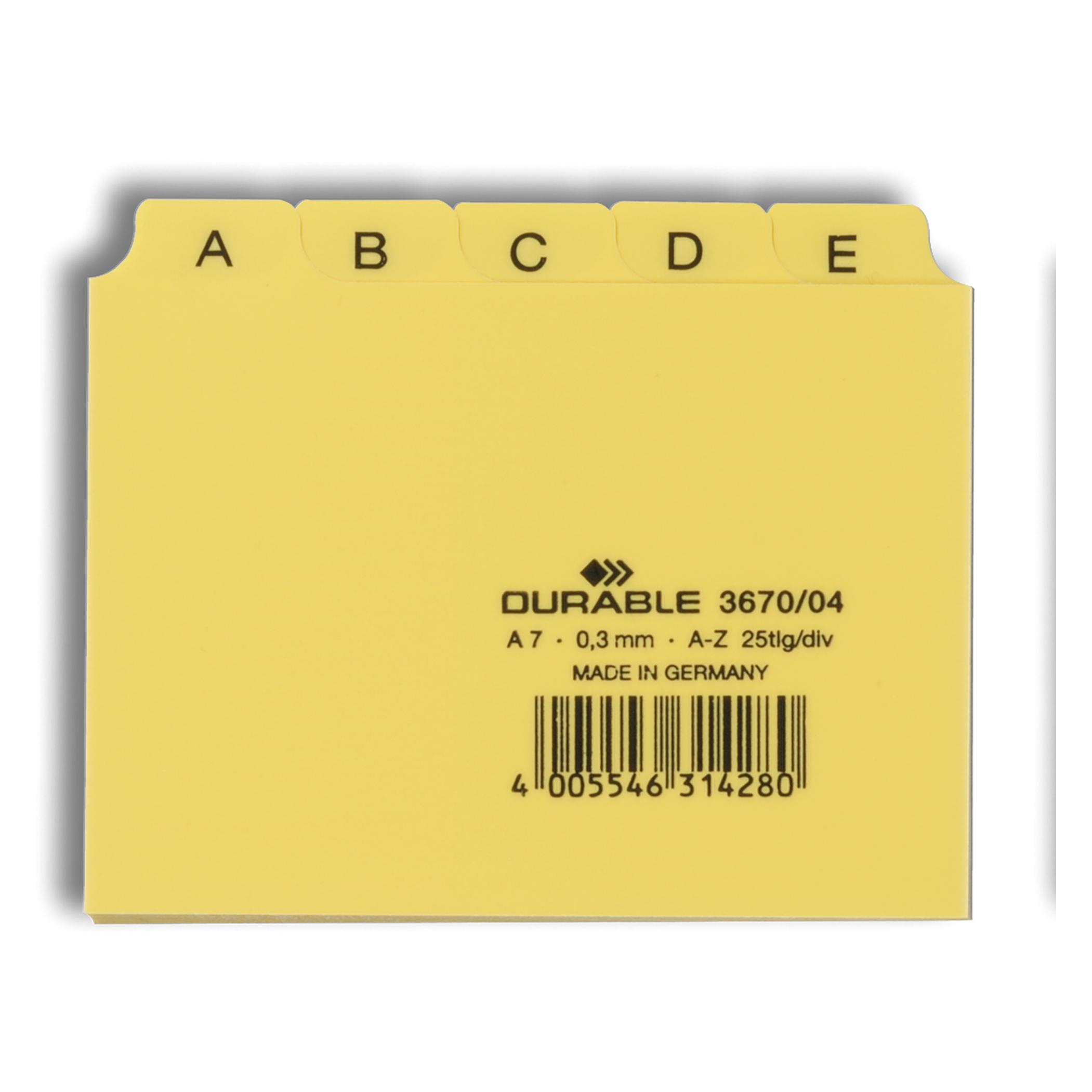 Durable Leitregister PP A7 (A7) (367004)