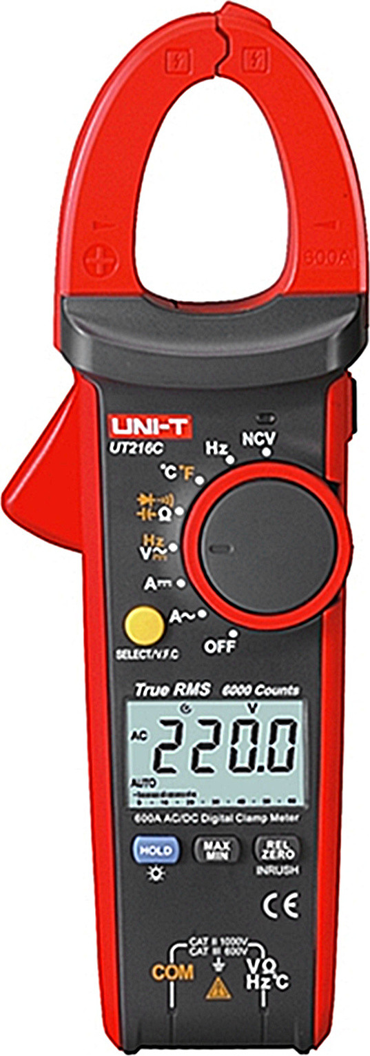 Uni-T UT216C Stroomtang 600A True RMS