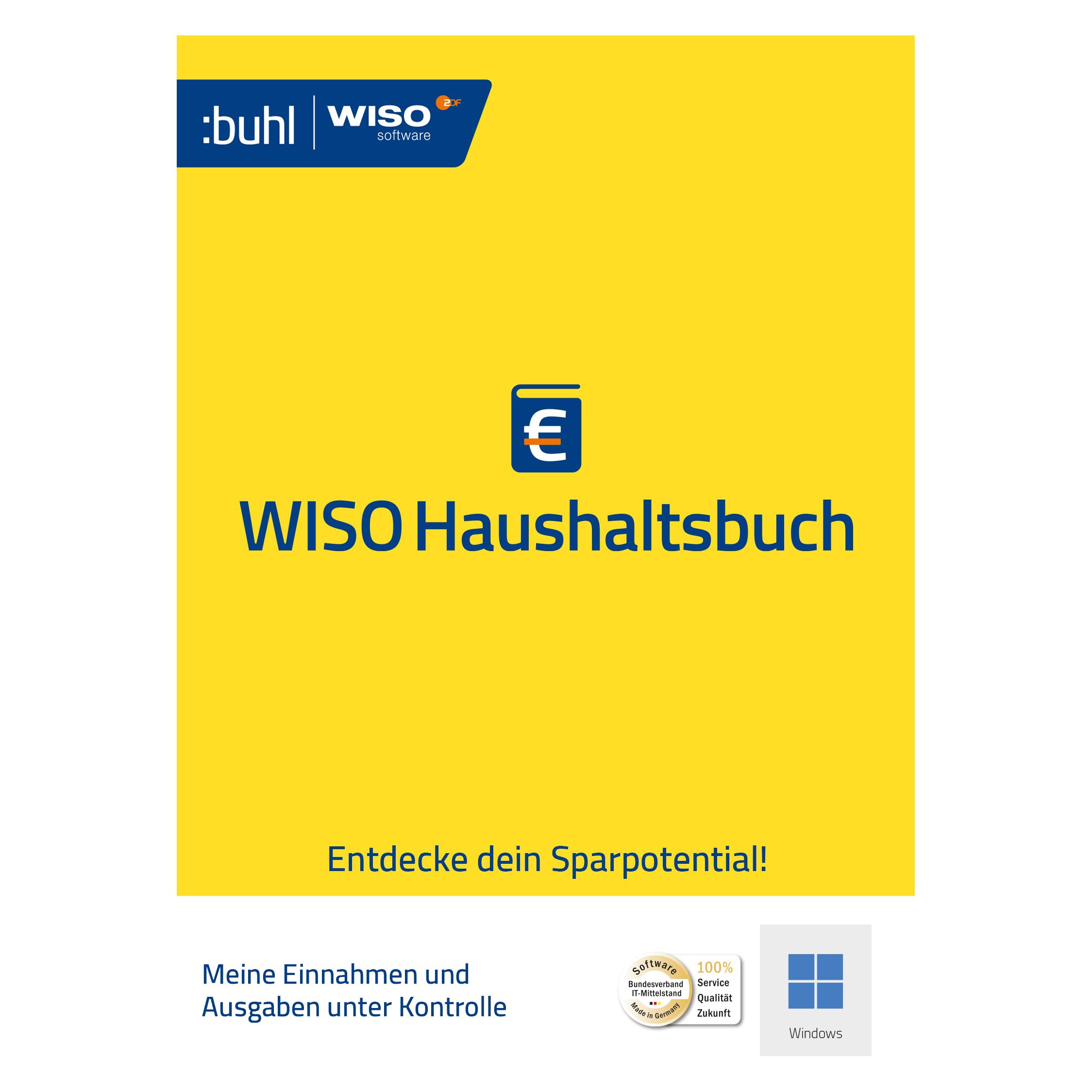 Buhl Data Service WISO Haushaltsbuch 2026 Download Code (1 User, 1 Geräte/User, unbegrenzt) (DL42977-26)