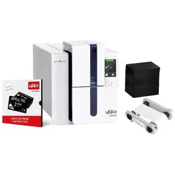 Evolis Edikio Duplex Price Tag solution beidseitig 12 Punkte/mm 300dpi USB - Drucker - (300 dpi), Etikettendrucker, Weiss