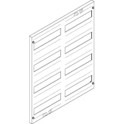 ABN FAO24N Abdeckplatte 500x600mm 2FB/4RE offen, Reihenabstand 150mm
