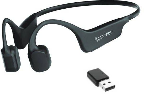 Cleyver Open-Ear UC sport Casque à conduction osseuse sans-fil à connexion Bluetooth, idéal pour les activités extérieures.