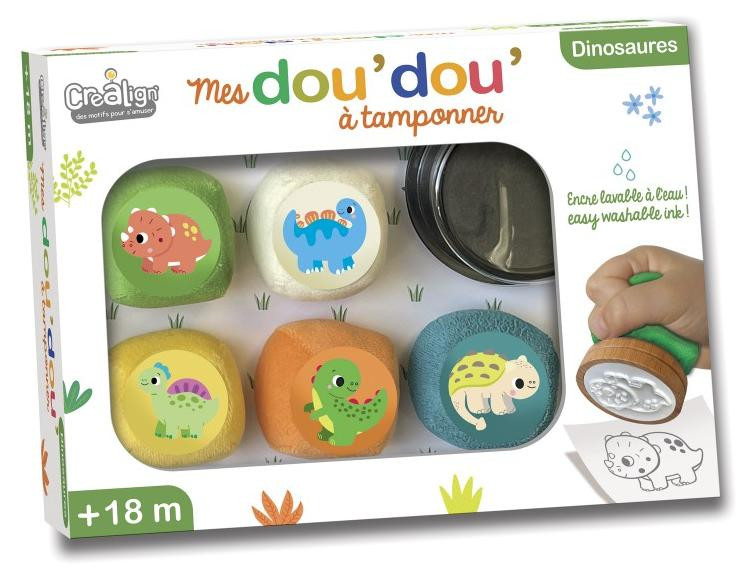 Créa Lign Plush stempels - Dinosaurussen