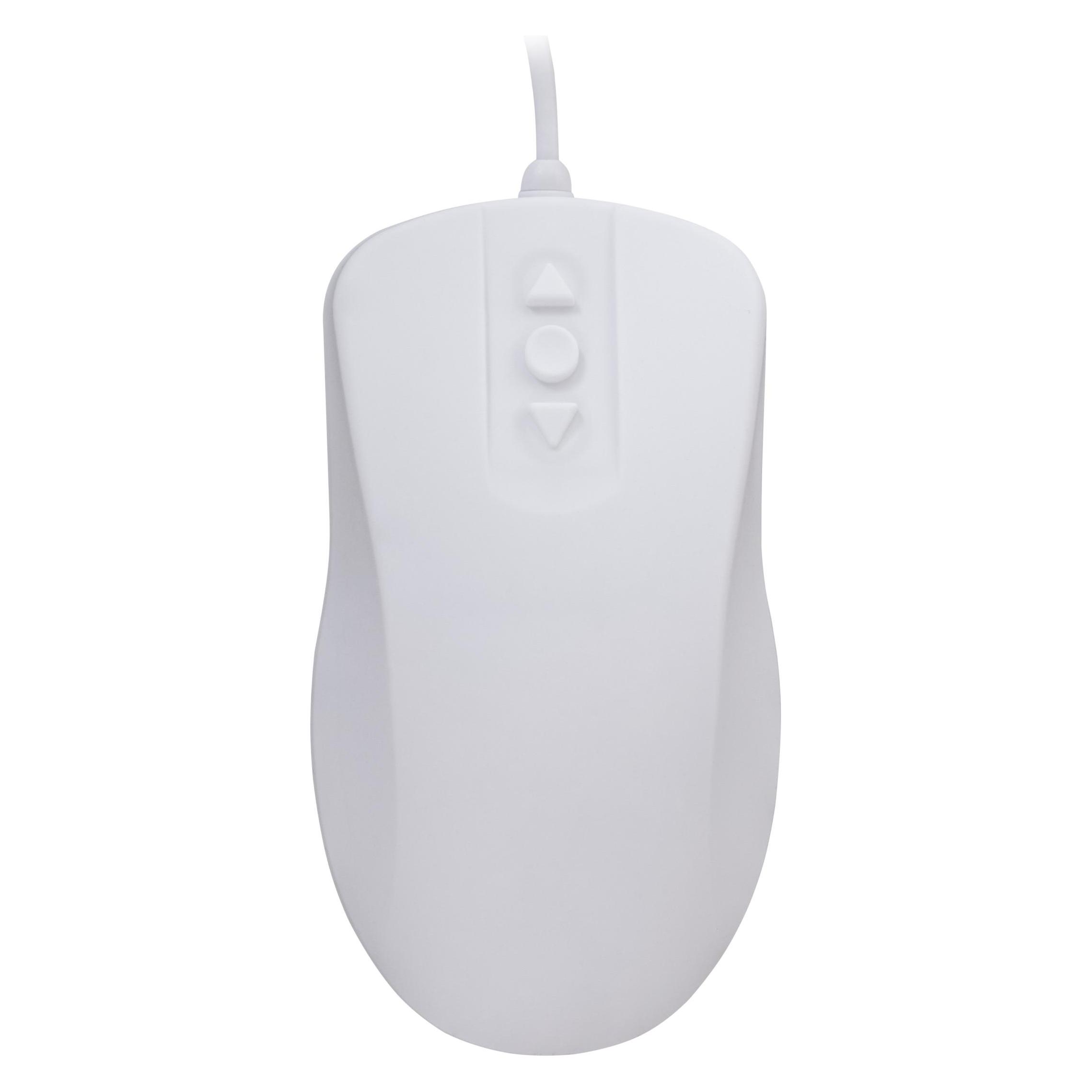 CHERRY ACTIVE KEY Ergo Hygienemaus desinfizierbar kabelg. w (Kabelgebunden) (AK-PMH12OB-US-W)