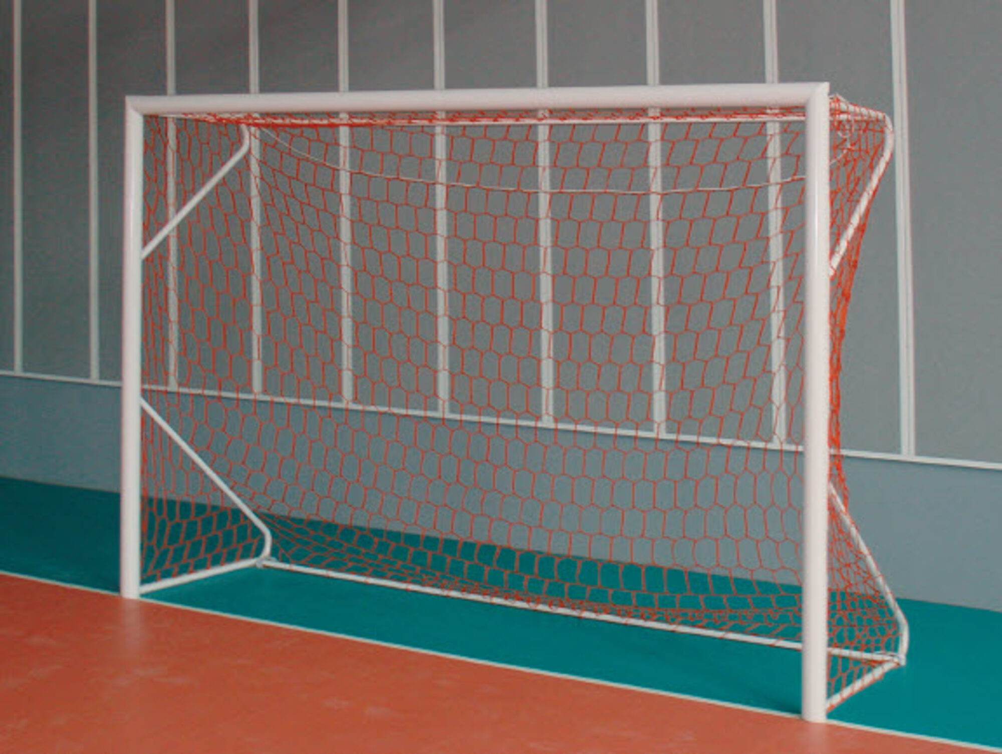 Fußball-/Futsal-Tor zum Einbetonieren 4 x 2m - Aluminium