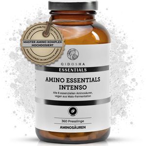 Qidosha Aminosäuren Master Komplex, 360 Presslinge, alle 8 essentiellen Aminosäuren, 360g