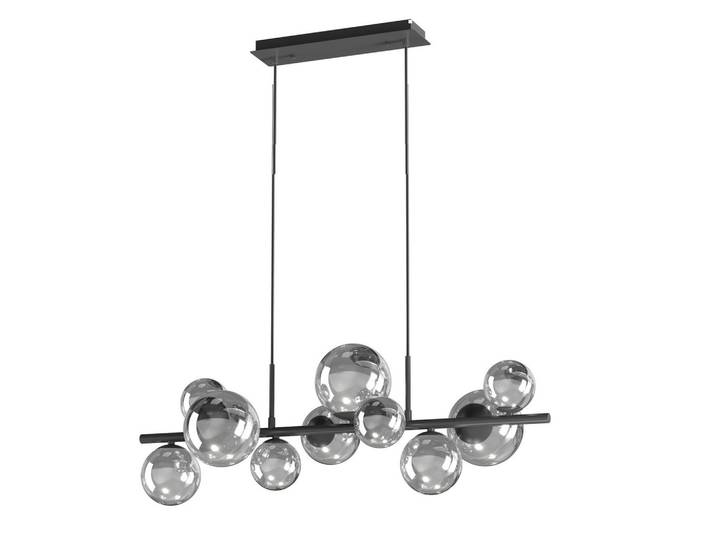 Pendelleuchte Paloma Schwarz max. 3 Watt