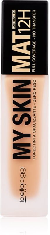bellaoggi My Skin Mat 12H long-lasting mattifying foundation shade Warm Beige 30 ml