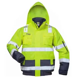 Warnschutz Pilotenjacke "AXEL" gelb/marine - S - gelb